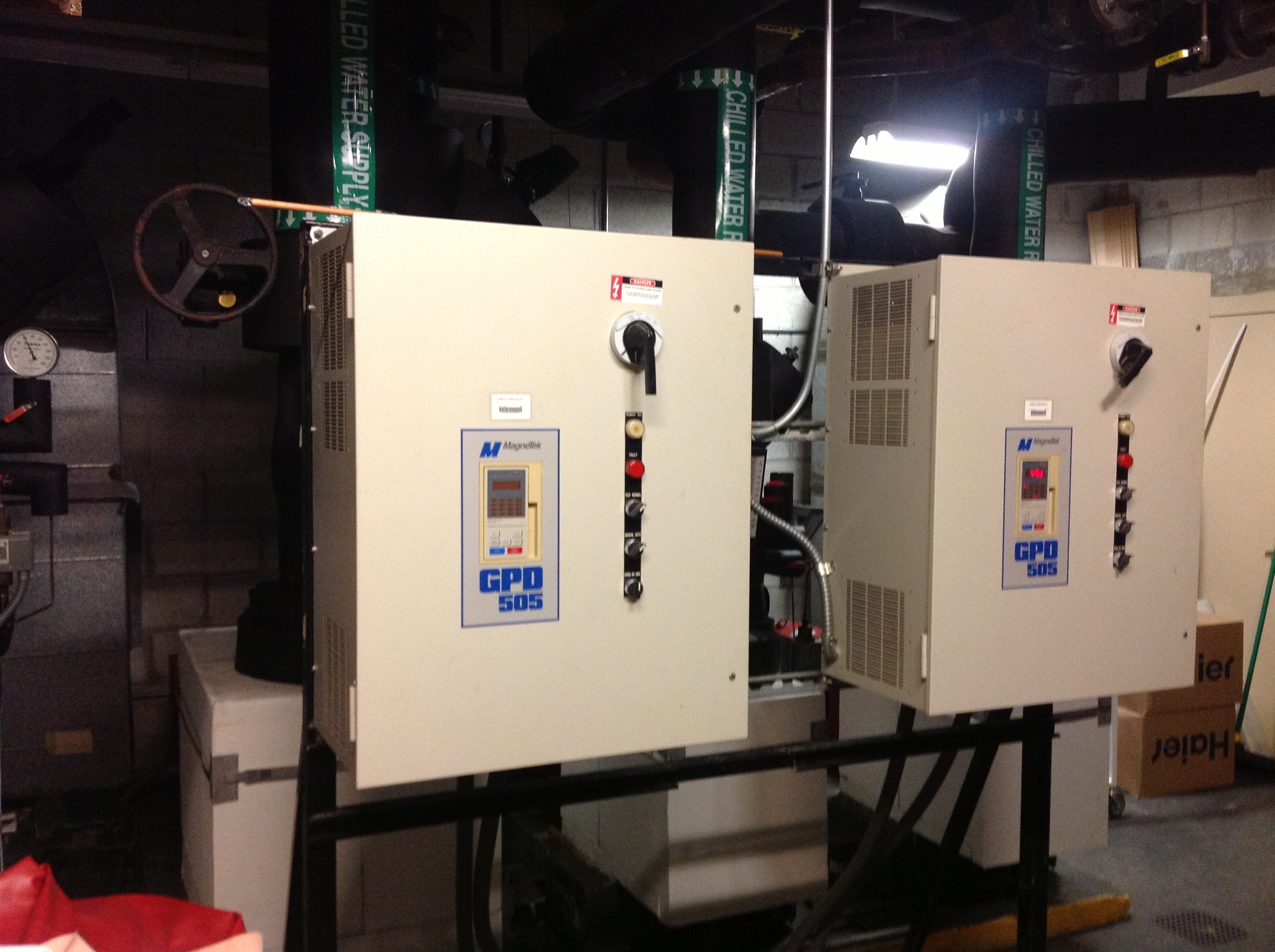 Electrical panels being managed by JP Certified for optimal energy saving.
